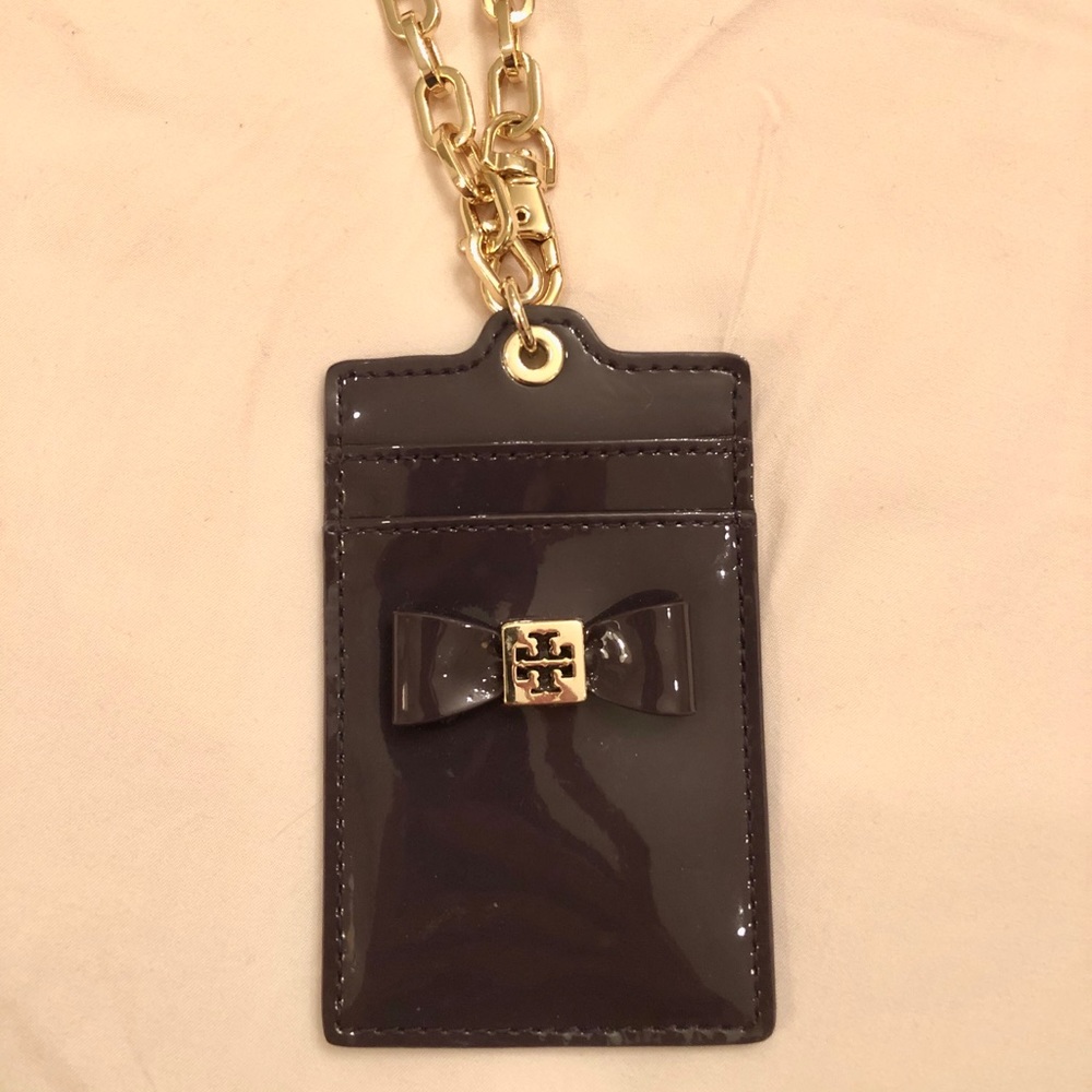 Tory Burch Plum Keychain Wallet